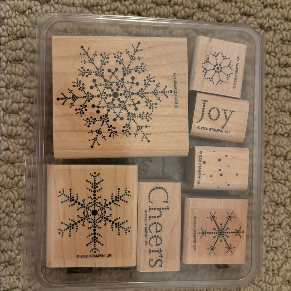 Stampn’ Up Winter theme stamps
